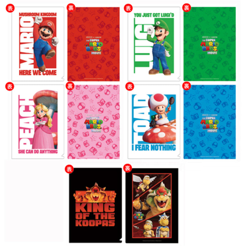 「Super Mario Bros.」Mini Clear File Set
