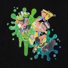 Load image into Gallery viewer, 「Splatoon」SQUID Or OCTO Black T-shirt
