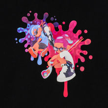 Load image into Gallery viewer, 「Splatoon」SQUID Or OCTO Black T-shirt

