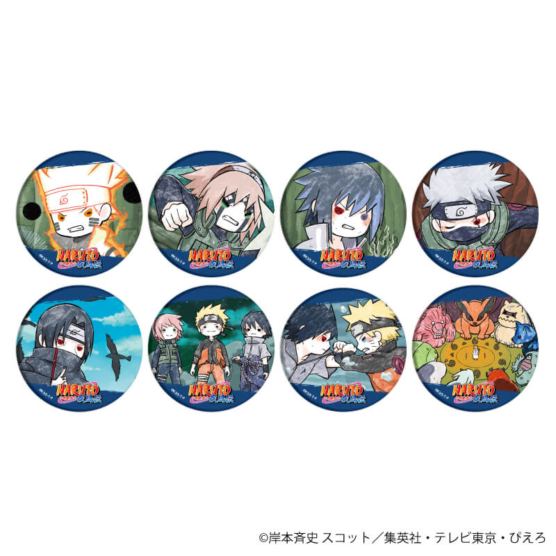 「NARUTO Shippuden」Can Badge 10 / Complete BOX [8 Types In Total] [Graph Art]