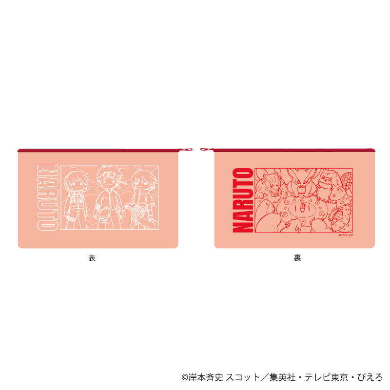 「NARUTO Shippuden」[Limited Product] Character Pouch 01 / Naruto & Sakura & Sasuke [Graph Art]