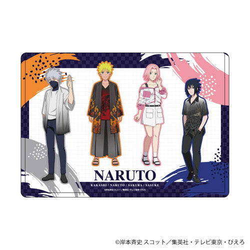「NARUTO & BORUTO」Character Clear Case 10/Naruto & Sasuke & Sakura & Kakashi Japanese Style Plain Clothes Ver.