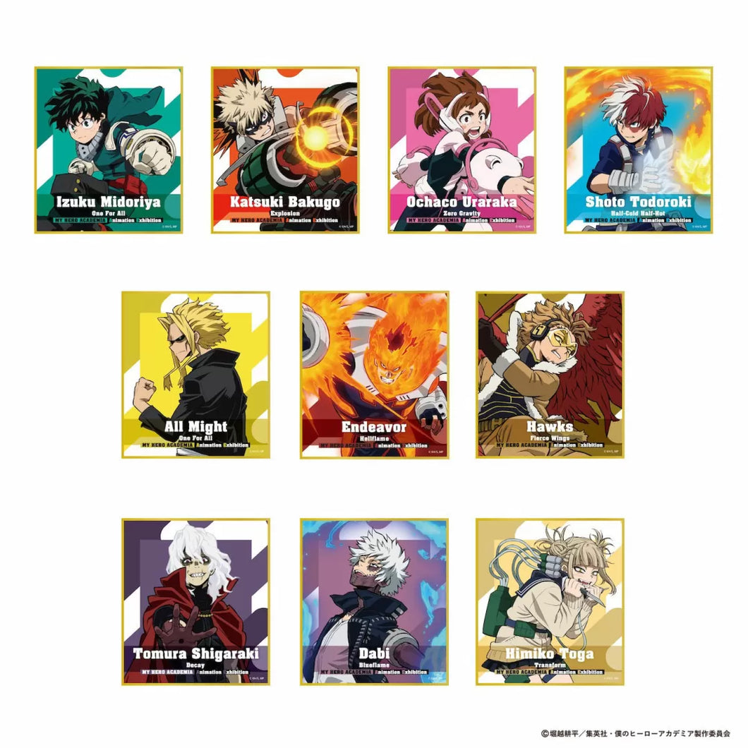 「My Hero Academia Animation Exhibition - All Out War -」Mini Board