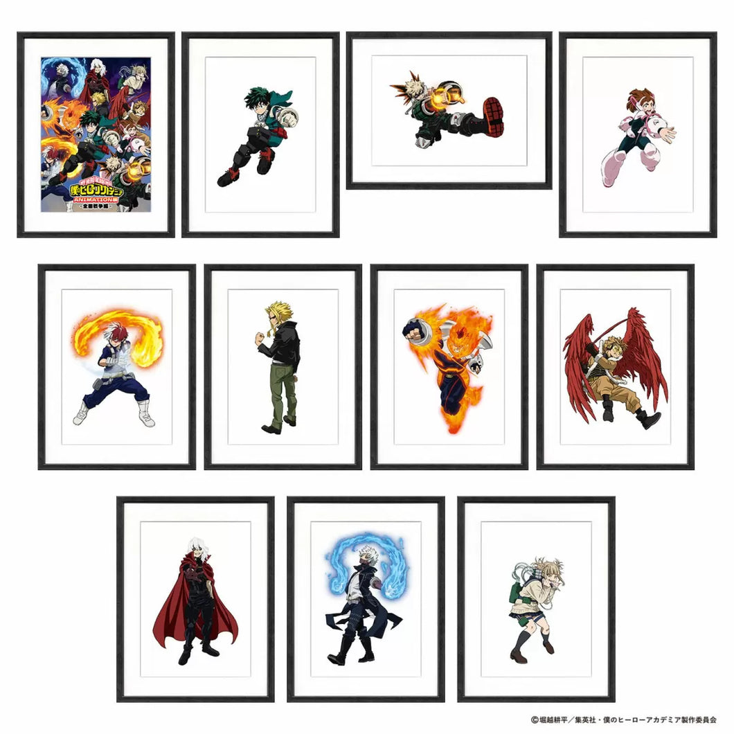 「My Hero Academia Animation Exhibition - All Out War -」Framed Art