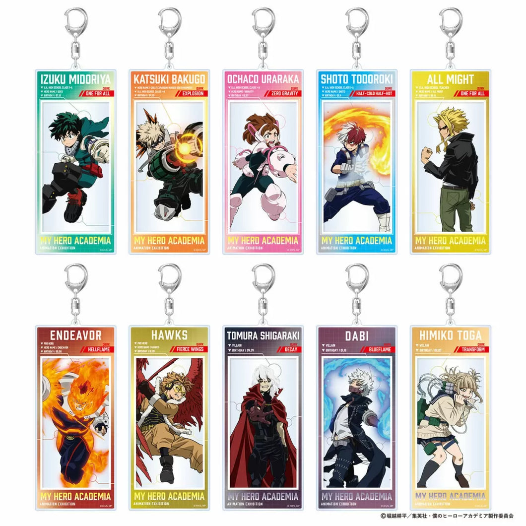 「My Hero Academia Animation Exhibition - All Out War -」BIG Keychain