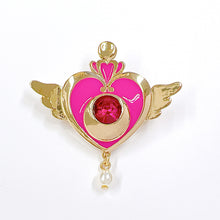 Load image into Gallery viewer, 「Sailor Moon」Crisis Moon Compact Brooch

