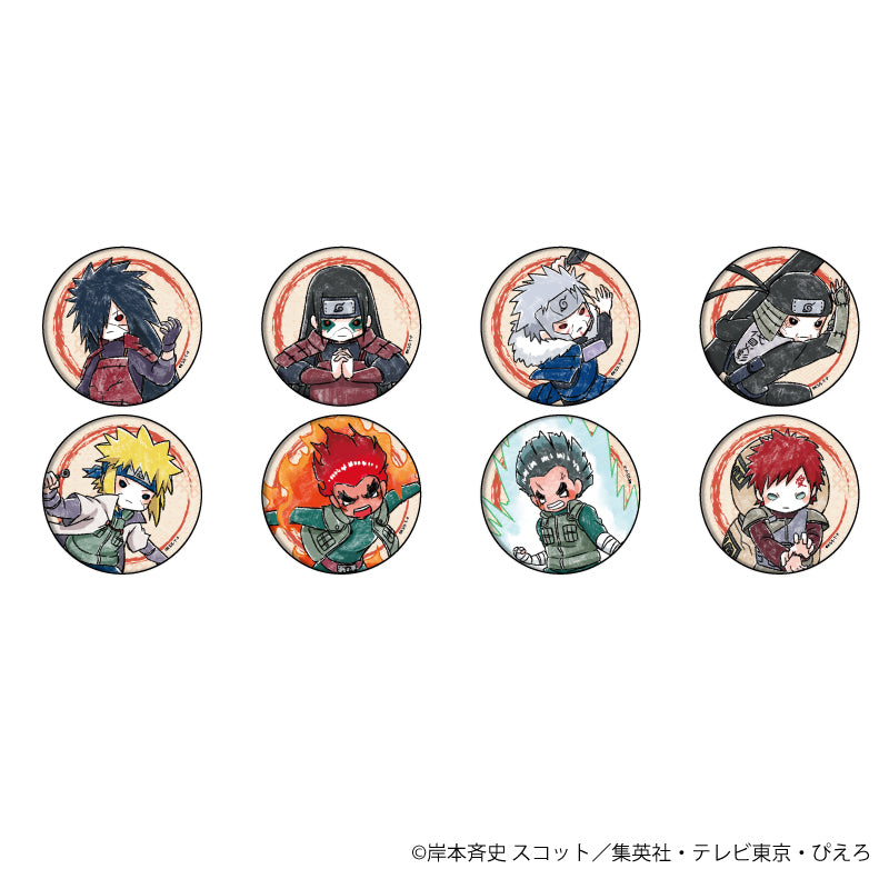 「NARUTO Shippuden」Can Badge 07 / Complete BOX [8 Types] [Graph Art Illustration]