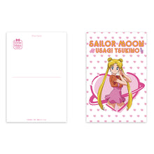 Load image into Gallery viewer, 「Sailor Moon」Pink Heart Acrylic Keychain with Postcard

