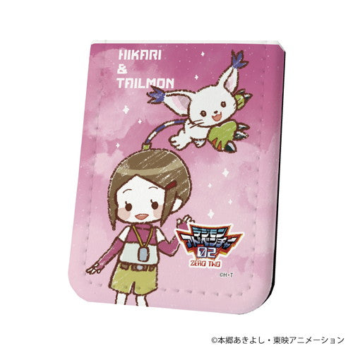「Digimon Adventure 02」Yagami Hikari & Tailmon Leather Sticky Book