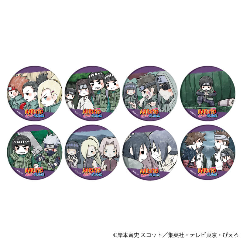 「NARUTO Shippuden」Can Badge 11 / Complete BOX [8 Types In Total] [Graph Art]