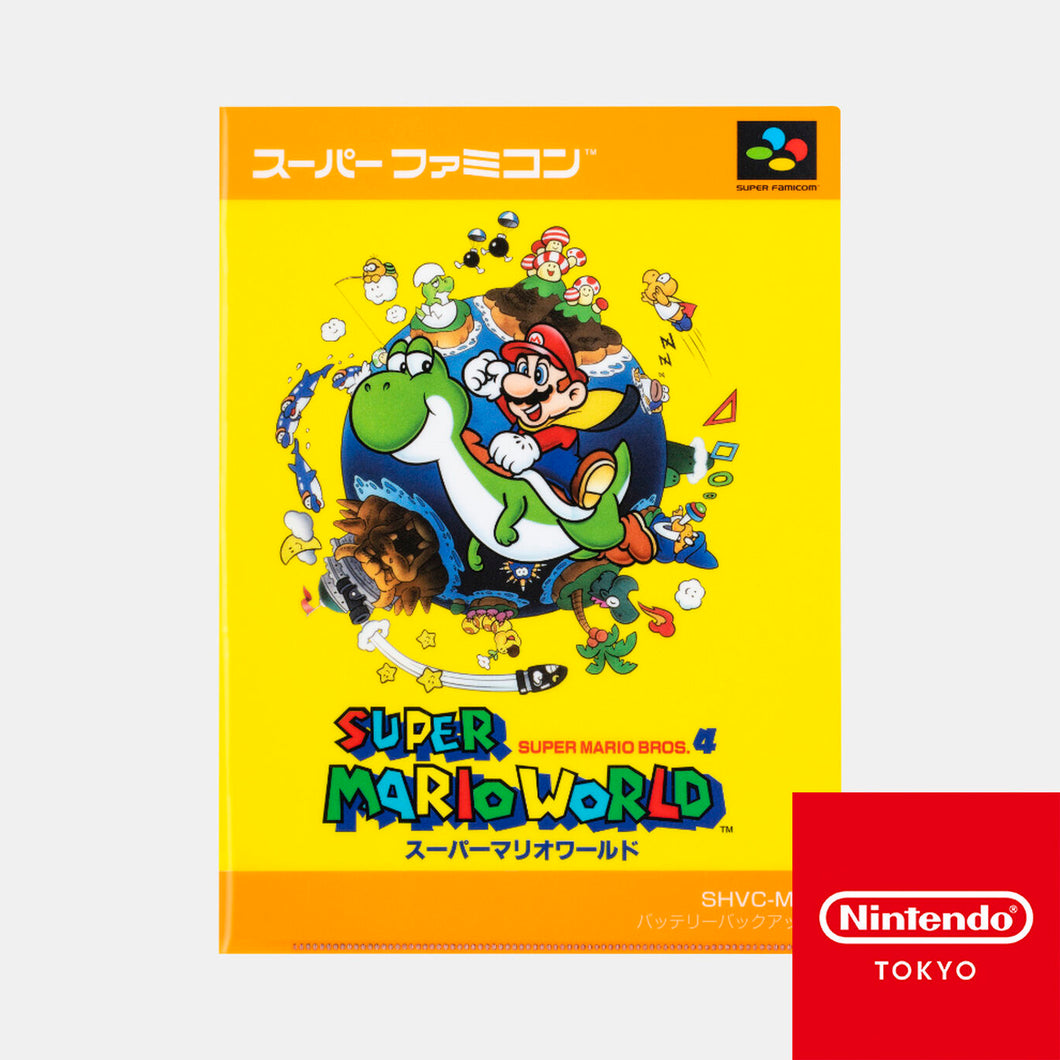 「Super Mario」Super Mario World Double Pocket Clear File