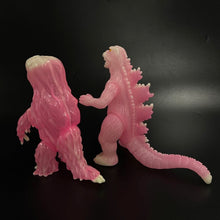 Load image into Gallery viewer, 「Godzilla」Marusan Godzilla &amp; Hedorah Sweet Pink Set with Tadpole

