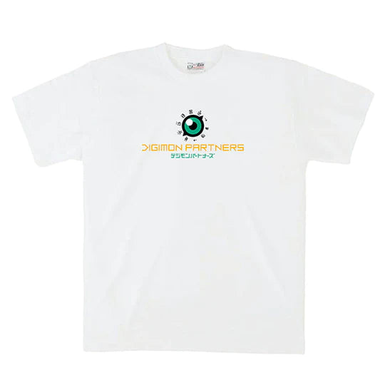 「Digimon Partners」White Short Sleeve T-Shirt